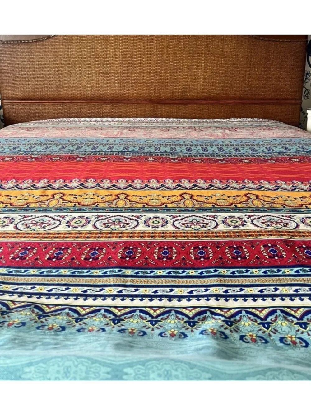 Stripe Bohemian KING QUEEN Duvet Cover 100